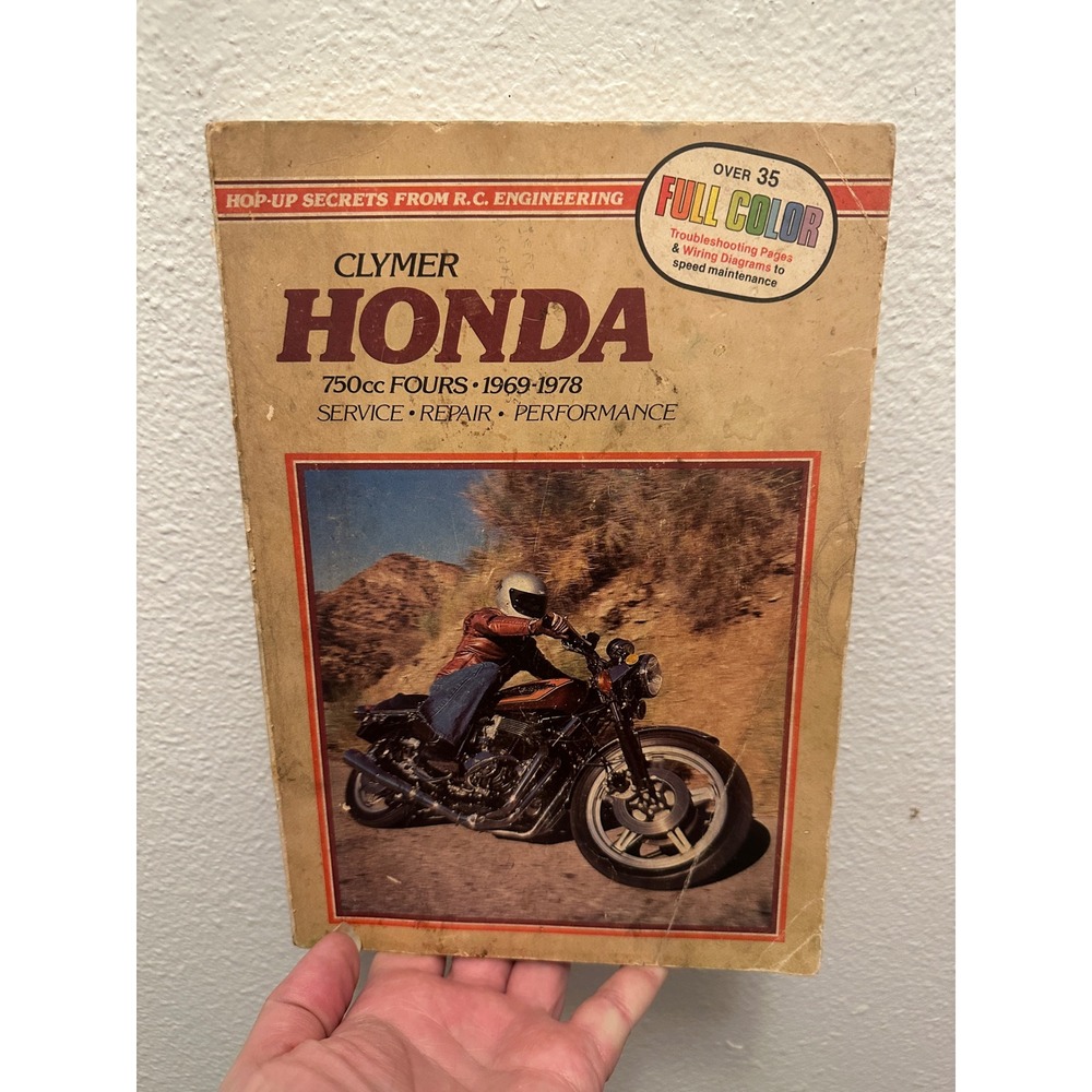Clymer Honda 750cc Fours 1969-1978 Service Repair Manual CB750 K1-K8 F A 1980